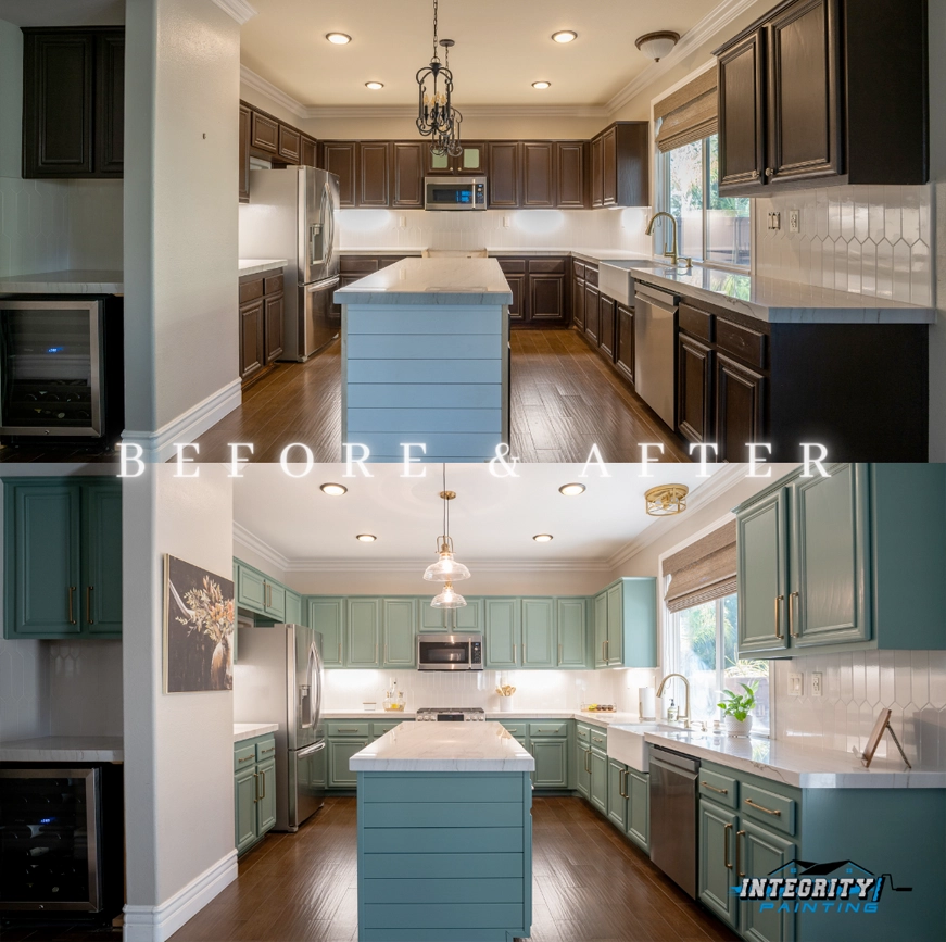 Before & After Kitchen Cabinets